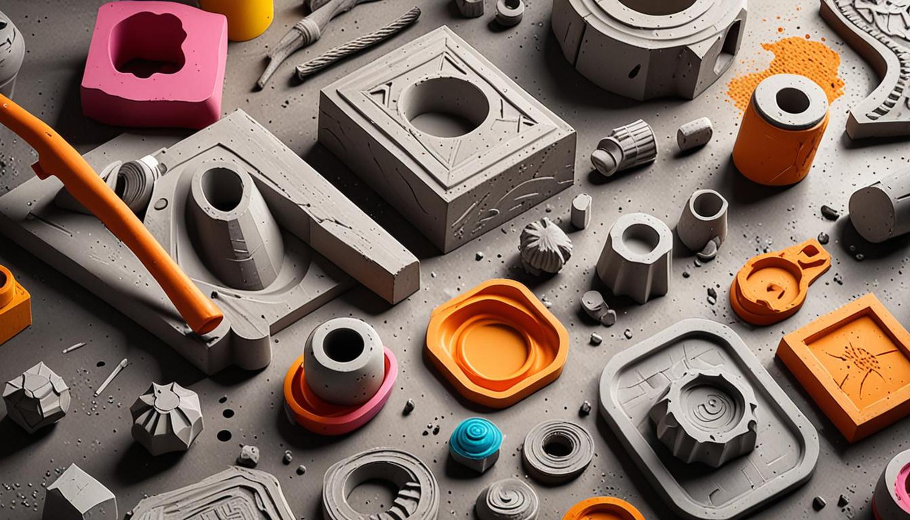 Cement Craftsmanship: Exploring Molds and Creative Finishes