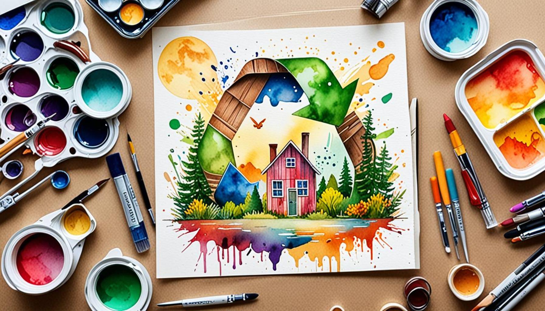 Transforming Recyclable Materials into Art: Sustainable DIY Projects