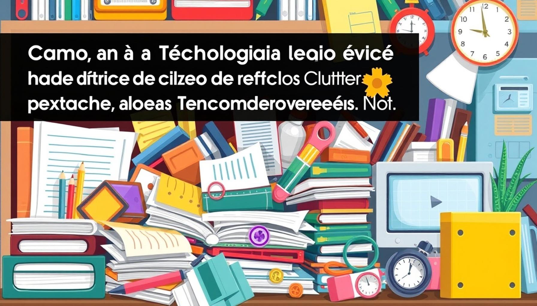 How Technology Can Help Reduce Clutter and Personal Organization