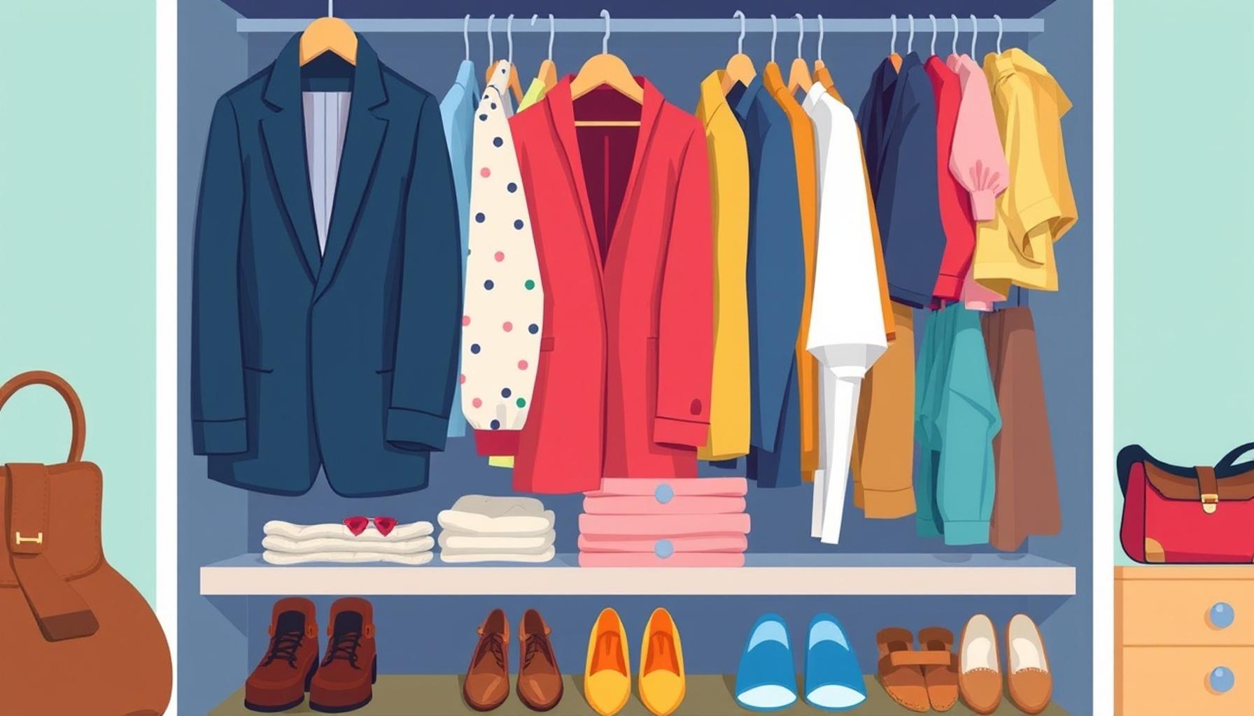 Creating a Capsule Wardrobe: Streamlining Your Closet for Efficient Space Use